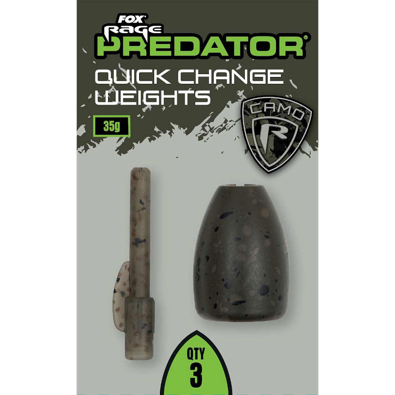 Fox Rage Predator Camo Quick Change Weights